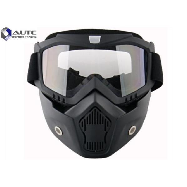 Quality Full Face Tactical Military Goggles TPU Windproof Reticular Construction Breathable for sale