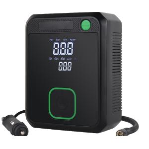 Electric Tire Inflator LCD Digital Display Car Air Pump With Deflating Function