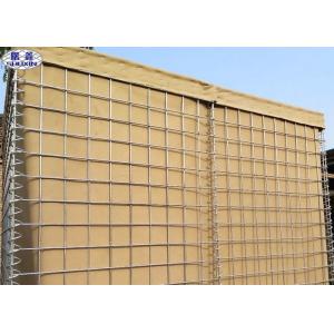 Buy cheap Zinc Coated Defensive Barrier Wall HESCO Bastion ISO Certification from wholesalers