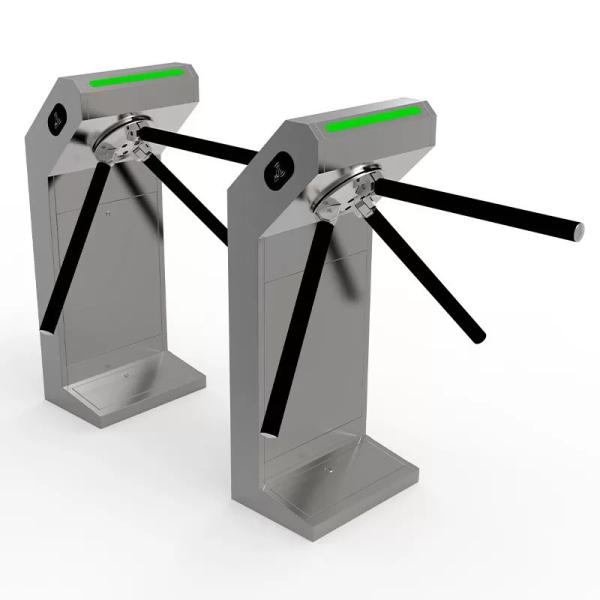 Buy cheap Automatic Electronic 3 Arm Tripod Turnstile Gate With Card Reader and 0.2 Second Gate Opening Time from wholesalers
