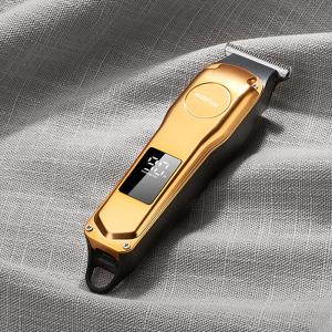 LCD Display Cordless Grooming Clippers , Antirust Zero Gap Hair Clippers