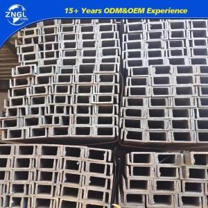 Buy cheap Non-Alloy ASTM Dinss400 S235jr S355jr S355j2 A36 Ah36 Q235 Q355 Galvanized Carbon Hot Rolled U Beam Steel C Channel U Channel from wholesalers