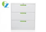 Buy cheap 900mm Width Office Lateral File Cabinets 3 Drawers Fully Open OEM / ODM from wholesalers