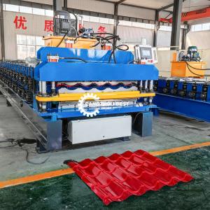 Buy cheap Double Layer Trapezoidal Roof Tile & Zee Tile Cold Roll Forming Machine 4m/Min from wholesalers