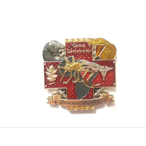 Quality  Custom new style soft enamel challenge coins with gold plating for sale