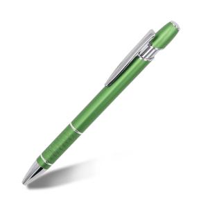 Multi Colors Press Metal Ballpoint Pen 1.0mm Anti-Slip Pen Grip Click Ball Pen