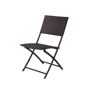 Buy cheap EN581 Approved Rattan Folding Garden Chairs With Powder Coated Frame from wholesalers
