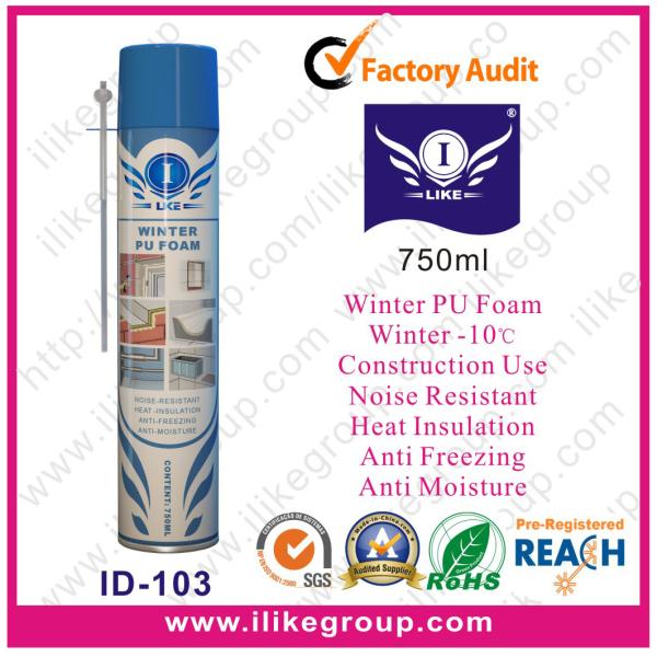Buy cheap Heat Insulated Winter Pu Foam Spray / Sealant , Gun Type Adhering & Sealing from wholesalers