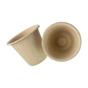Buy cheap Disposable Biodegradable Takeaway Cups , Bagasse Compostable Water Cups Fiber Pulp from wholesalers