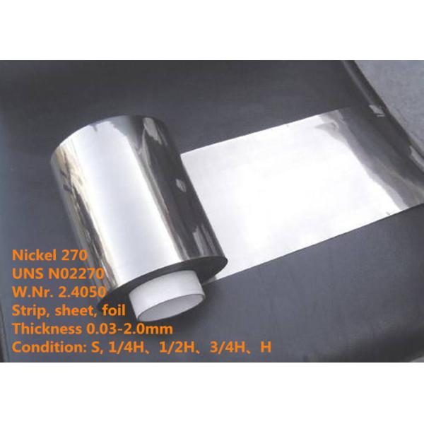 Quality Nickel 270 / UNS N02270 High End Special Alloys Foil / Wire For Electronic Part for sale