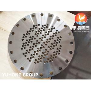 Buy cheap STAINLESS STEEL TUBESHEET PLATE MADE ASTM A240 SS316L CUSTOMIZED from wholesalers