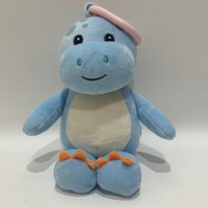 Buy cheap Stroller Toy With Rattle Blue Stegosaurus for Kids Baby Plush Toys BSCI Factory from wholesalers