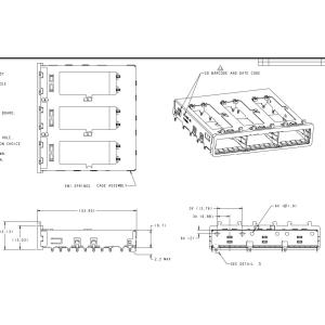 Buy cheap TE 2007464-2 SFP+ Cage With Heat Sink External Springs from wholesalers