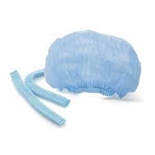 Buy cheap CE FDA Disposable Bouffant Surgical Caps Lightweight Polypropylene Fabric from wholesalers