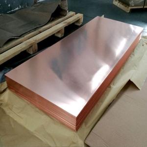 Buy cheap Non-Alloy C1100P Copper Sheet Plate with Bending Processing Service One Ton Minimum Order from wholesalers