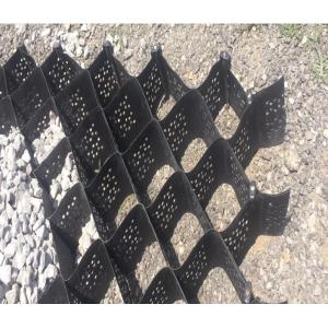 Buy cheap Black Green HDPE Geocell Gravel Stabilization Perforated from wholesalers