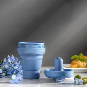 Buy cheap BPA Free 350ml Portable Silicone Folding Coffee Cup from wholesalers