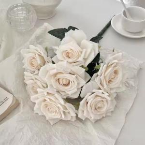 Buy cheap Artificial rose bouquets, silk flowers, plastic flowers and artificial flowers from wholesalers