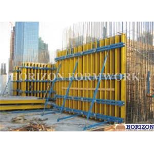 High-Efficiency Wall Formwork Systems, Core Wall Formwork With Push-Pull Props