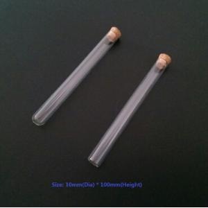 Buy cheap 10*100mm Test tube with cork top from wholesalers