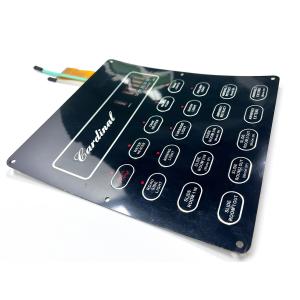 Buy cheap Waterproof Backlit Membrane Switch 1.0mm Thickness 3M Rear Adhesive With Gradient Printing from wholesalers