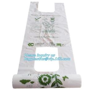 Buy cheap 100% Biodegradable plant-based shopping bag, charity donation bags for cloths packing, fully biodegradable compostable P from wholesalers