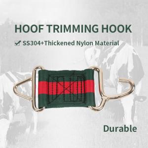 Buy cheap Cattle Hoof Trimming Tool Red And Green Hoof Fixation Hook With Stainless Steel Material from wholesalers