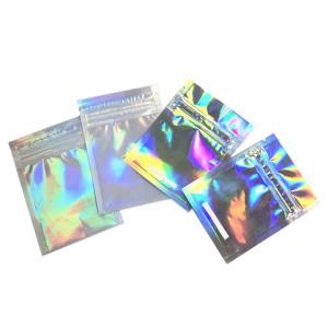 Buy cheap 7g Resealable Aluminum Bags Holographic Gravnre Print Side Gusset Pouch from wholesalers