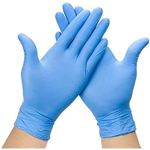 Highly Flexural Characteristic Disposable Nitrile Gloves Powder Free Latex Free