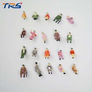 Buy cheap 1:87 all seated ABS plastic model railway people 1.3cm for scenery model making or model building from wholesalers