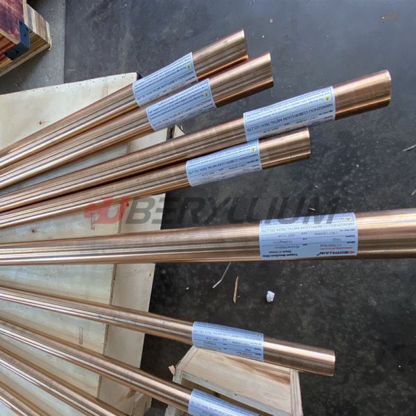 Quality Beryllium Copper Rod C17200 ASTM B196 TD04 Temper Dia 30mmx1000mm for sale