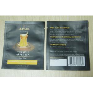 Buy cheap 10g Small Packaging Tea Bags / Instant Matt Finish Tea Pouch In Black from wholesalers