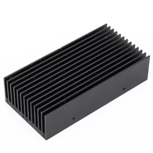 Buy cheap Electrophoresis Extruded Aluminum Heatsink Black Anodized Aluminum Extrusion from wholesalers