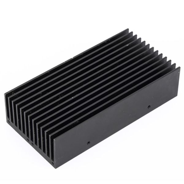 Buy cheap Electrophoresis Extruded Aluminum Heatsink Black Anodized Aluminum Extrusion from wholesalers