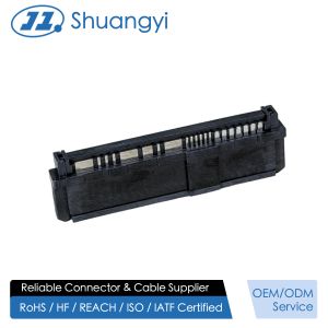 Buy cheap SAS 68-Pin Female Connector Solder Type | Gold-Plated Electronic Signal Terminal for PCIe 5.0, Server, Automotive, PCB Applications product