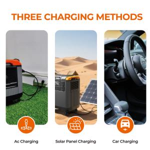 Buy cheap 3000W Portable Power Station with EU Plug Flashlight and Jump Starter for Home Outdoor Use from wholesalers