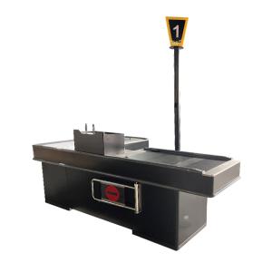 Buy cheap High Durability Cold Rolled Steel Checkout Counter With Customizable Length from wholesalers