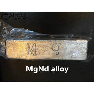 Buy cheap Master alloy Magnesium Neodymium MgNd alloy improve elongation strength from wholesalers