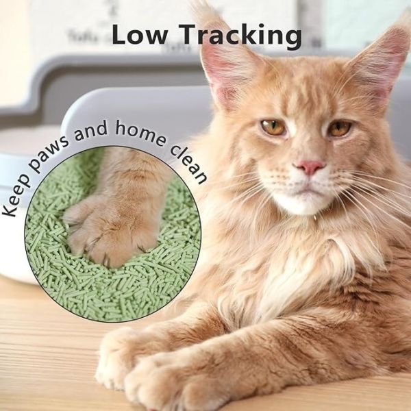 Buy cheap Non Stick Green Tea Cat Litter OEM ODM Degradable Tofu Based Cat Litter from wholesalers