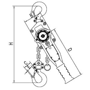 7500KG Lever Hoist With Industrial Performance