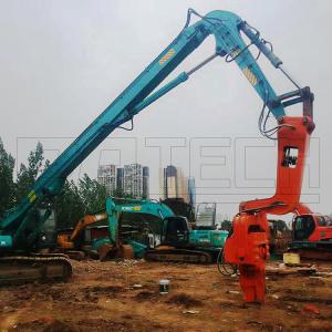 Buy cheap 25ton L25m Sheet Pile Driving Excavator Pile Hammer from wholesalers