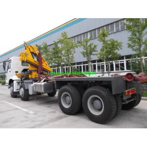 Buy cheap 10T 6500mm Cargo Box Sinotruk Howo7 Truck Mounted Crane from wholesalers
