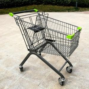Buy cheap Metal Shopping Trolleys Carts With Strong Rubber Wheels from wholesalers