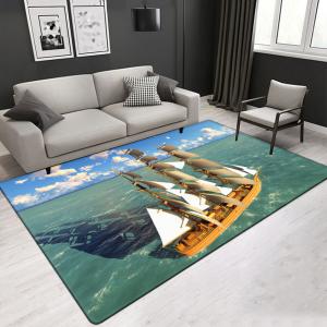 Buy cheap Best quality landscape pattern Customized size living room area rug office carpet Factory direct sale from wholesalers