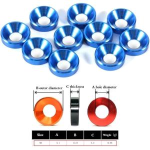 Buy cheap Custom Aluminum Anodized Cup Washer and Bowl Washer for Reliability Test in Heavy Industry from wholesalers