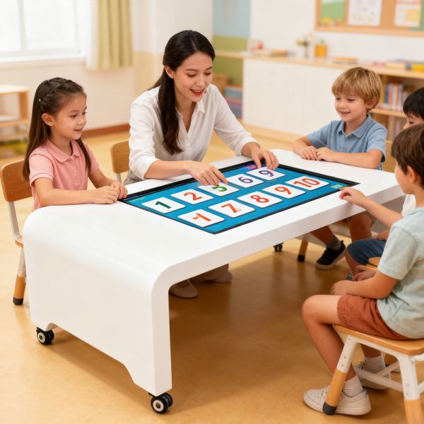 Quality 32 Inch Waterproof Interactive Touch Table with Coffee Table Design for sale