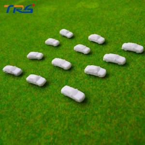 Buy cheap 1:300 scale ABS plastic white 1.5cm  car for architectural model making train layout from wholesalers