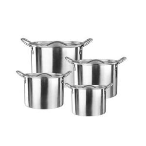 Buy cheap Silver Stainless Steel Thick Stockpot Large Soup Pot Heavy Duty  With Lid from wholesalers