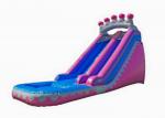 Buy cheap Commercial Grade 0.55mm Backyard Kids Inflatable Water Slide With Attached Pool from wholesalers