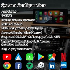 Lsailt Android Video Interface for Lexus IS 300h 500 300 350 F Sport 2020-2023